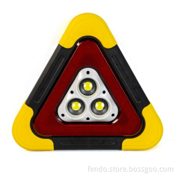 Triangle Light COB: USB Foldable Solar Emergency Work Light